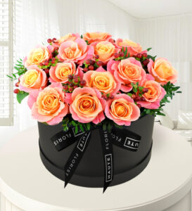 Perfectly Pink - Hat Box Flowers - Haute Florist - Birthday Flowers - Luxury Flowers - Luxury Flower Delivery